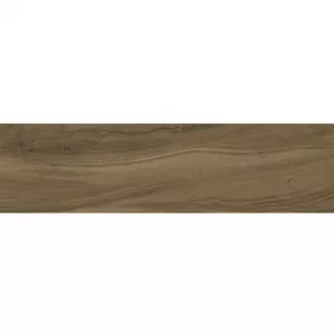 Керамогранит структурированный Kerranova Alleya Темно-коричневый K-2104/SR 120x20 см