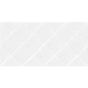 Плитка облицовочная рельефная Alma Ceramica Salvia белый 24,9*50 см