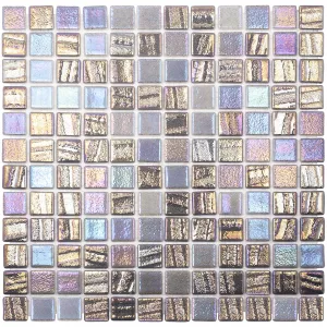 Стеклянная мозаика Vidrepur Fusion Grey 31,7х31,7 см