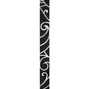 Бордюр широкий длинный Gracia Ceramica Prime black черный 02 6,5х60 см