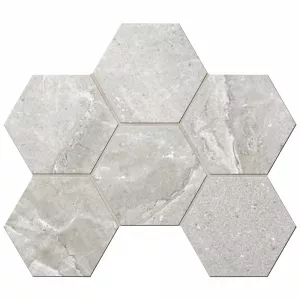 Мозаика Estima Kailas KA01 Hexagon неполированная 10 мм 35075 28,5х25 см