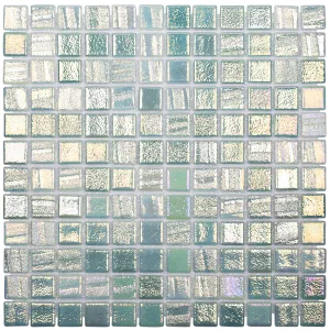 Стеклянная мозаика Vidrepur Fusion Light green 31,7х31,7 см