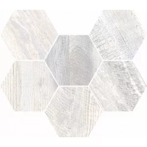 Мозаика Estima Spanish Wood SP00 Hexagon неполированная 32701 28,5х25 см