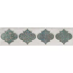 Декор Gracia Ceramica Solera turquoise бирюзовый PG 01 7.5*30 см