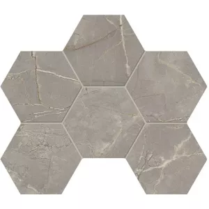 Мозаика Estima Bernini BR03 Hexagon неполированная 67342 28,5х25 см