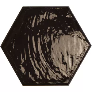 Керамогранит Prissmacer Rain nero hex 22,8х19,8 см