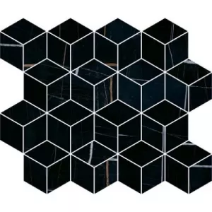 Декор Kerama Marazzi Греппи черный мозаичный T017\14026 45x37,5
