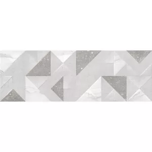 Плитка настенная Gracia Ceramica Origami grey серый 03 010100001308 90х30 см