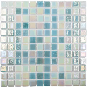 Стеклянная мозаика Vidrepur Shell Mix green 553/554 31,7х31,7 см