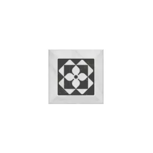 Декор Kerama Marazzi Келуш 3 грань черно-белый TOC006 9,8х9,8 см