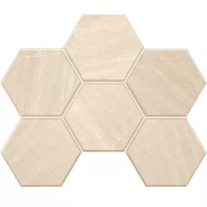 Мозаика Estima Gabbro GB01 Hexagon неполированная 39870 28,5х25 см
