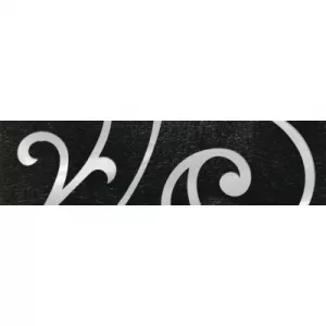 Бордюр Gracia Ceramica Prime black черный 02 6,5х25 см