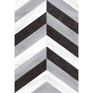Плитка настенная Керамин Пантеон 7Д белый 40х27,5 см