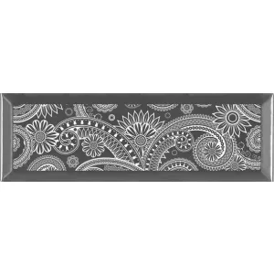 Плитка настенная Absolut Keramika Monocolor Decor Silver ABC0000117 15х7.5 см